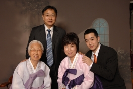 어머니 미수연가족사진